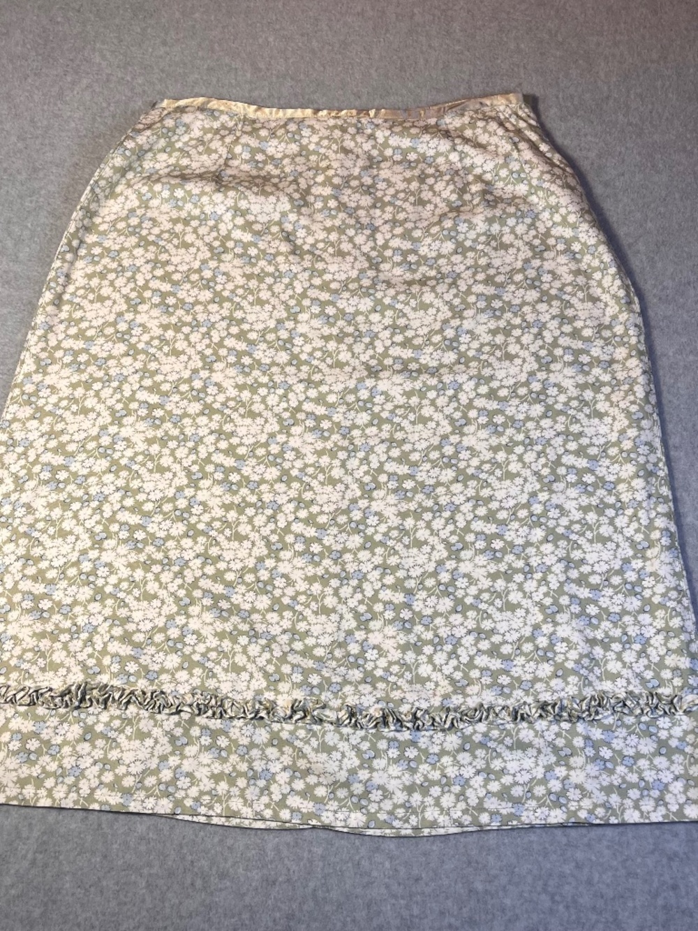 Vintage Liz Claiborne Floral Midi Skirt Cottagecore A-Line
